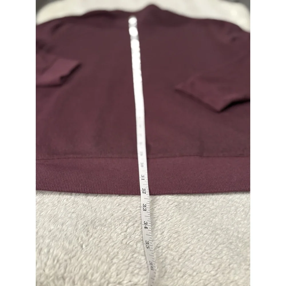 New Sonoma‎ Men's 1/4 Zip Sweater Fleece Size 3XLT Burgundy Soft NWT